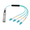 40G QSFP+ to 8LC（4LC Full Duplex ）AOC 光纜